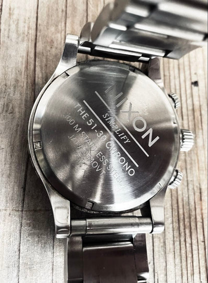NIXON 51-30 Chrono Quartz Men's Watch — Japanese