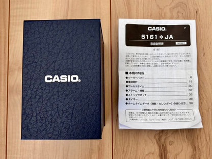 CASIO WVA-M640B Solar Men's Watch — Japanese