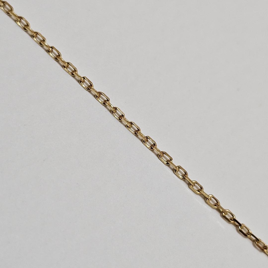 Mikimoto pearl necklace with 6.4mm pearl set in 18K yellow gold chain 40 cm long
