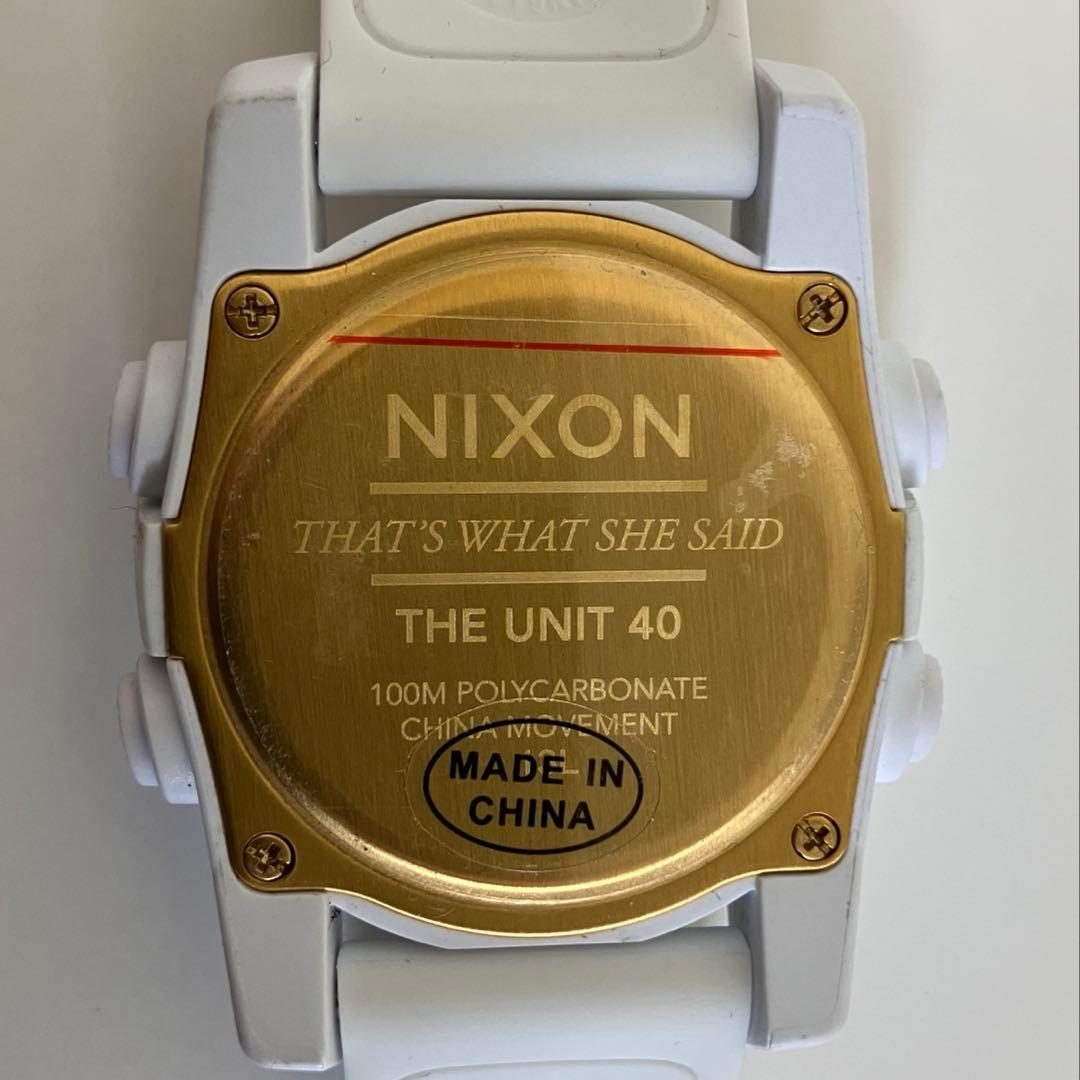 NIXON Digital Unit 40 White Men's Watch — Japanese