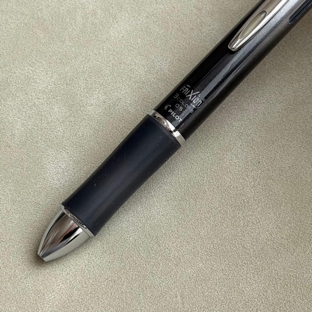 Pilot Friction Ballpoint Pen 7-piece set including wood, metal pens, and refill cartridges