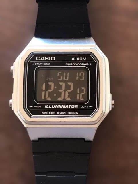 CASIO W-217H BGD5000 Set Digital Men's Watch — Japanese