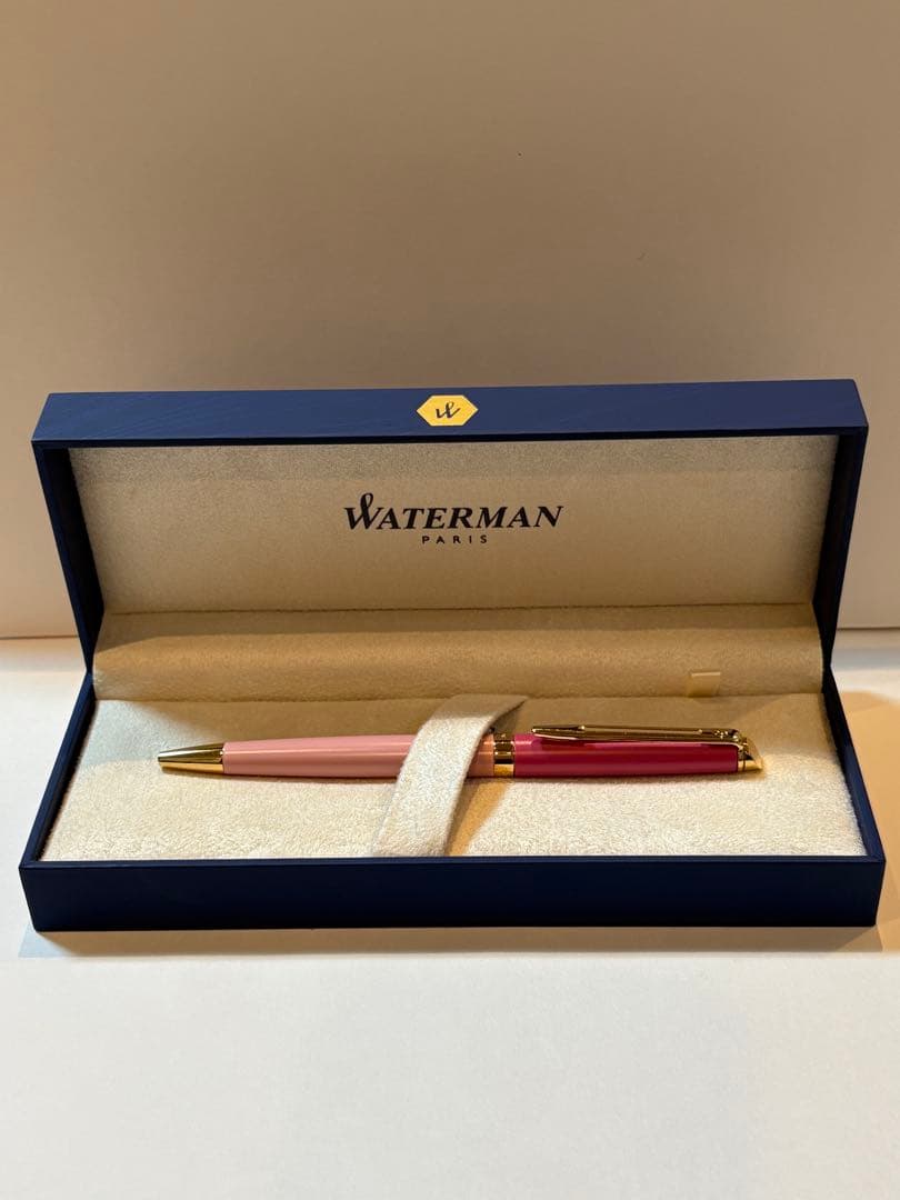 Unused Waterman ballpoint pen Model WATERMAN with sleek black and silver design