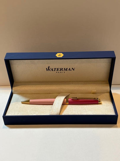 Unused Waterman ballpoint pen Model WATERMAN with sleek black and silver design