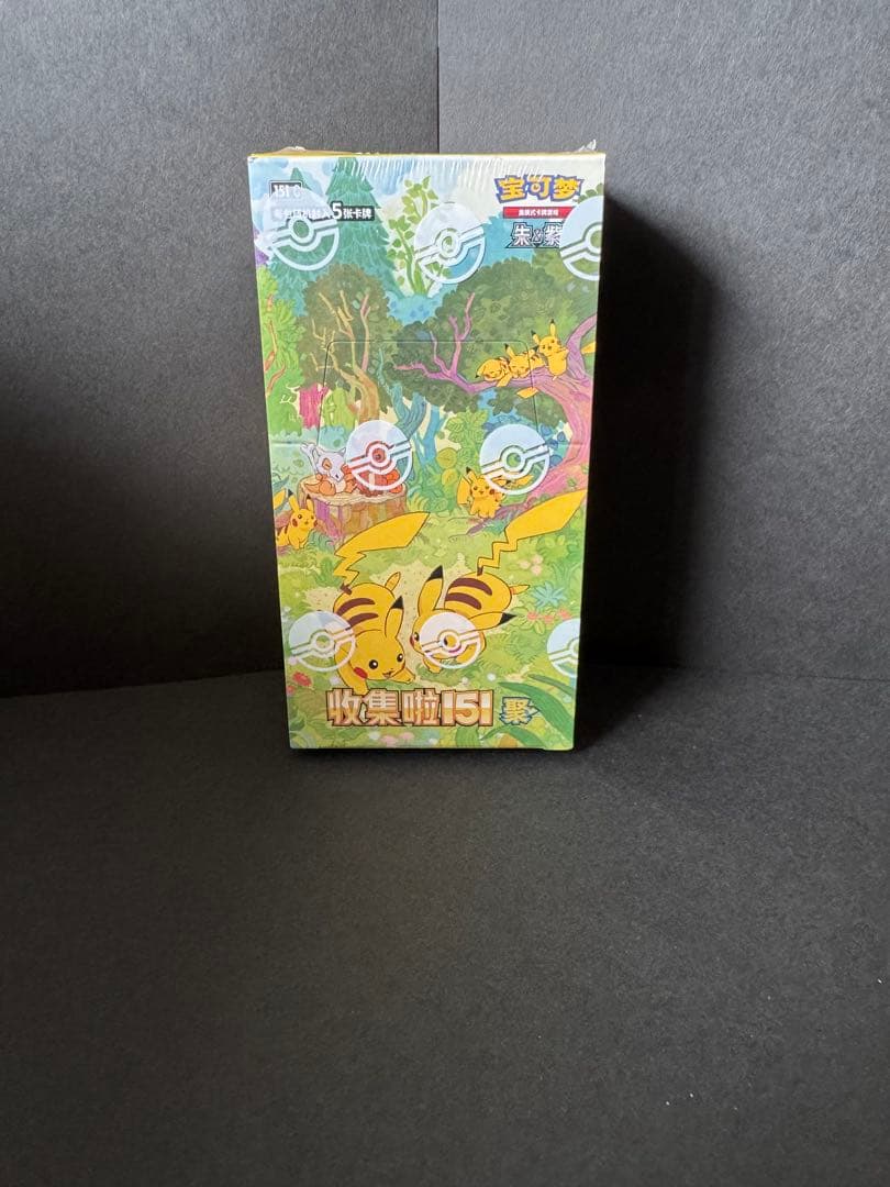 Pokemon Pokémon Card Chinese Version "Collection 151 Gather" Unopened 1BOX with Shrink Box — Japanese