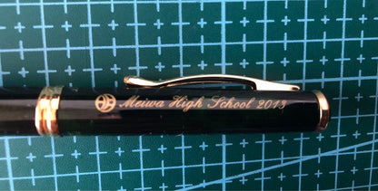 New Pilot Fountain Pen with pen cap, body, and enclosed accessories displayed on white background