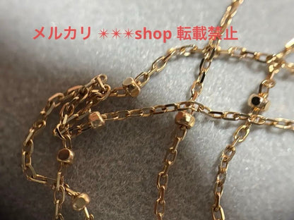 Agat K10 cut parts necklace chain 45 cm in length with sales certificate