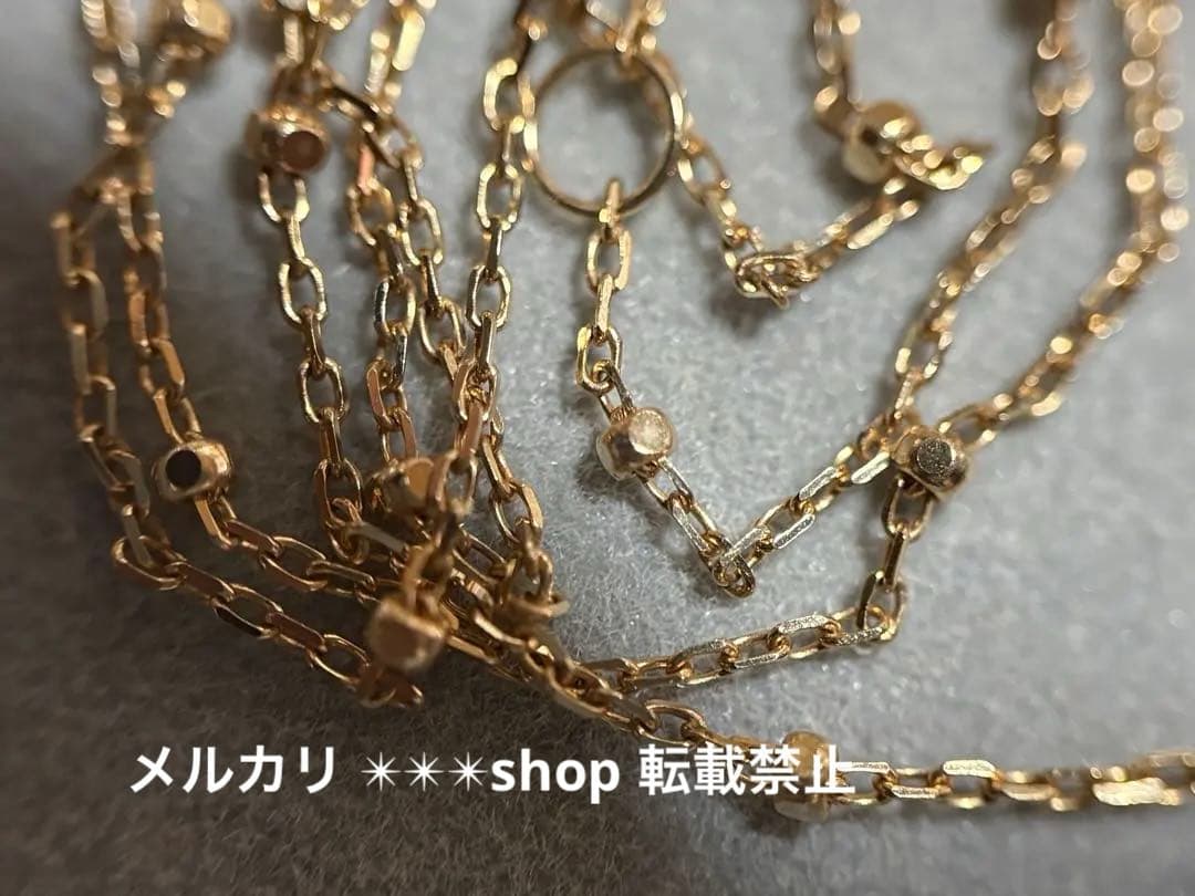 Agat K10 cut parts necklace chain 45 cm in length with sales certificate