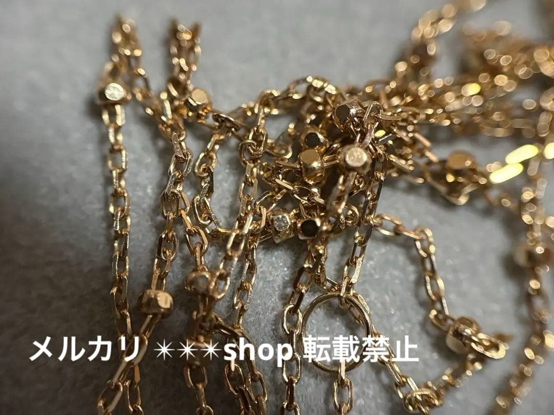 Agat K10 cut parts necklace chain 45 cm in length with sales certificate