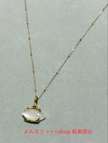 Agat K10 cut parts necklace chain 45 cm in length with sales certificate