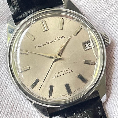 Citizen HOMER DATE 17 JEWELS Manual Men's Watch — Japanese
