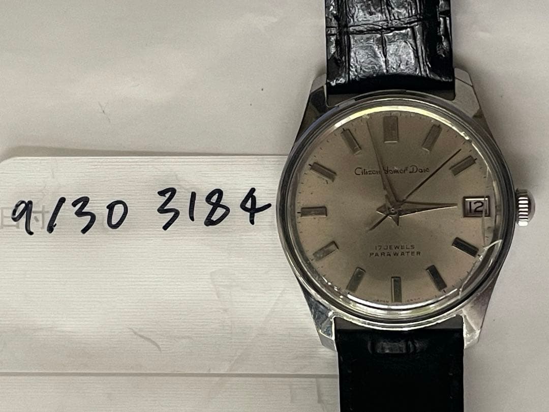 Citizen HOMER DATE 17 JEWELS Manual Men's Watch — Japanese