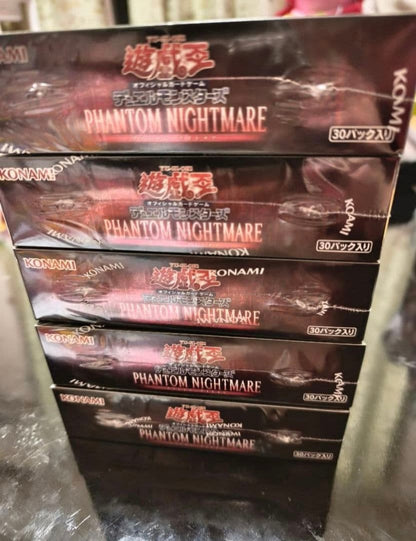 Yu-Gi-Oh Discounted Yu-Gi-Oh! Phantom Nightmare Unopened Box 5-Pack Set Box — Japanese