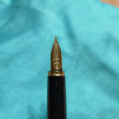 Pilot fountain pen with fine nib shown without ink in unused condition