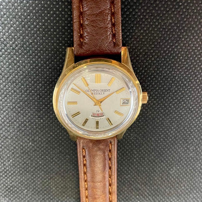 ORIENT オリエント ウイークリースペシャル 19石手巻き Manual Men's Watch — Japanese