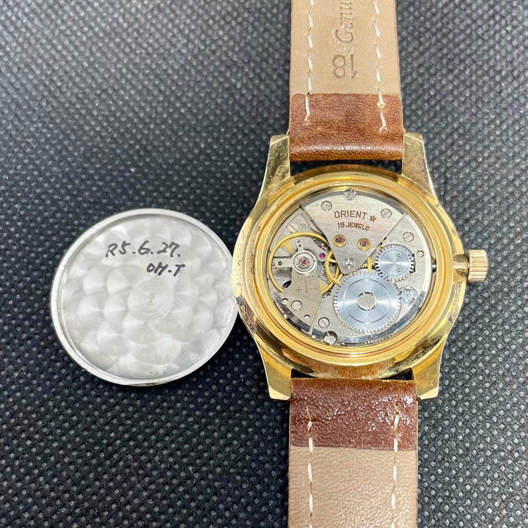 ORIENT オリエント ウイークリースペシャル 19石手巻き Manual Men's Watch — Japanese