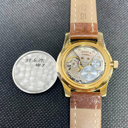 ORIENT オリエント ウイークリースペシャル 19石手巻き Manual Men's Watch — Japanese