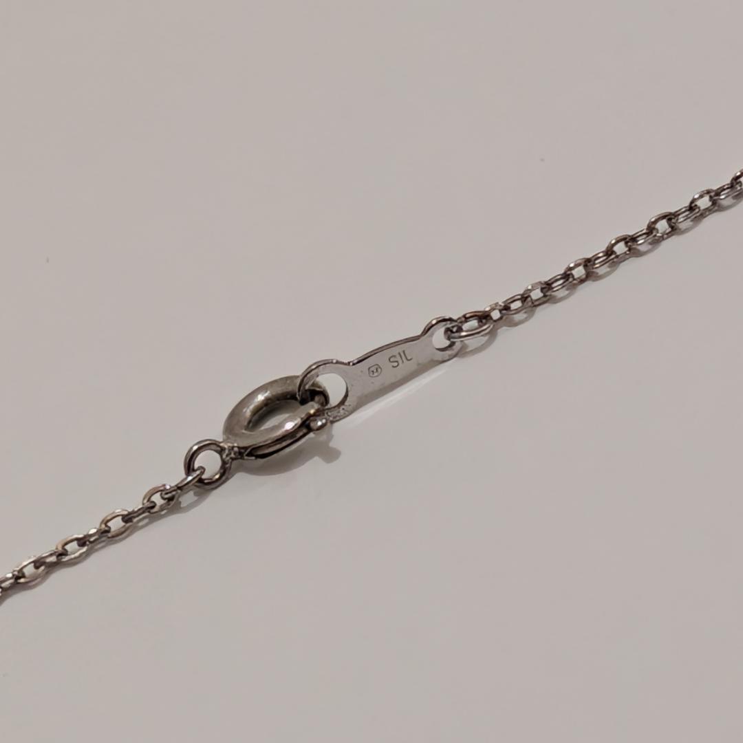 2065 Mikimoto pearl necklace with 4.1mm pearls on SV925 sterling silver 40cm chain