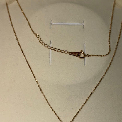 Tasaki single pearl necklace pendant with 8mm rose gold pearl set in 18K gold chain