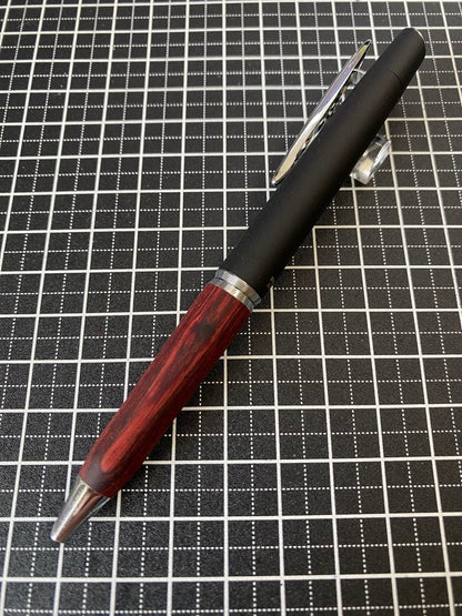 Pilot Fumikaru Nanbu iron ballpoint pen BFU-7SR-NA with black ink, no accessories, made of Nanbu iron