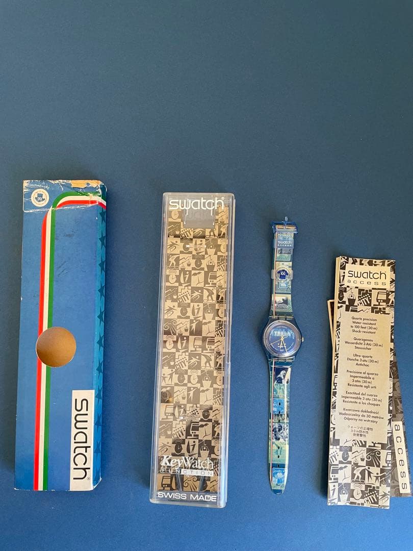 swatch スウォッチ腕時計 イタリアサッカー100周年記念モデル Quartz Men's — Japanese