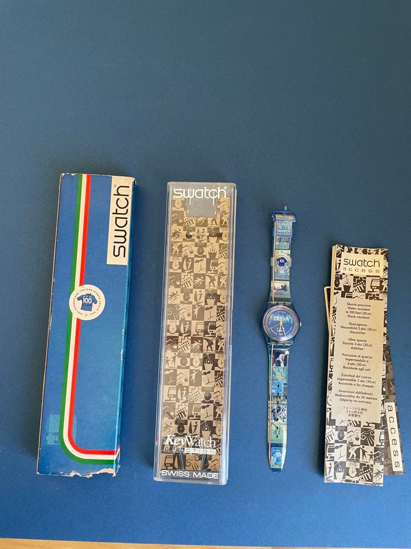 swatch スウォッチ腕時計 イタリアサッカー100周年記念モデル Quartz Men's — Japanese