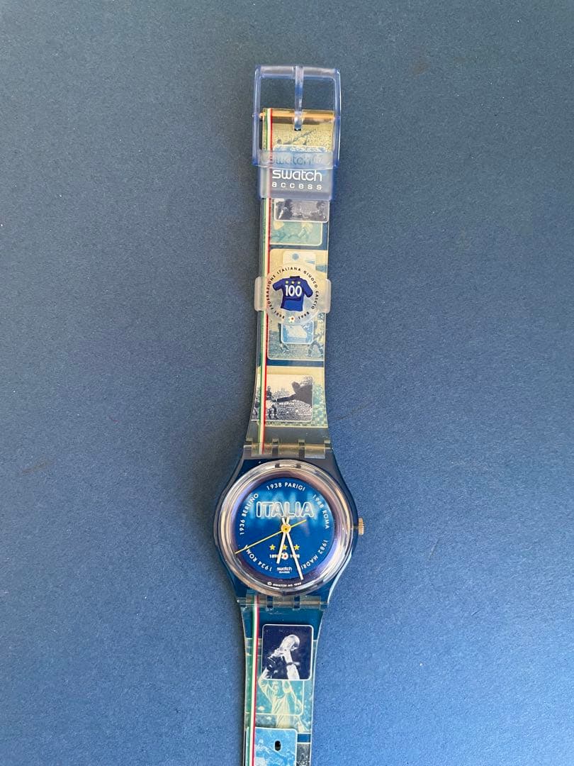 swatch スウォッチ腕時計 イタリアサッカー100周年記念モデル Quartz Men's — Japanese