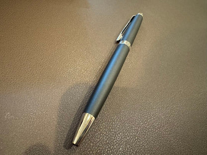 Waterman black metal ballpoint pen shown with its dedicated case, kept in original packaging