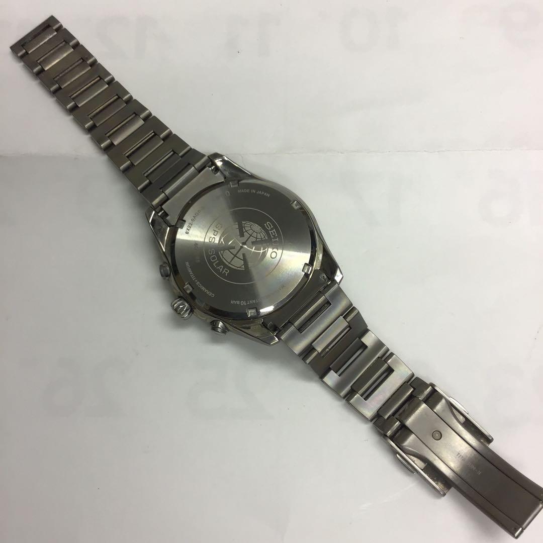 SEIKO Astron GPS Solar Titanium Men's Watch — Japanese