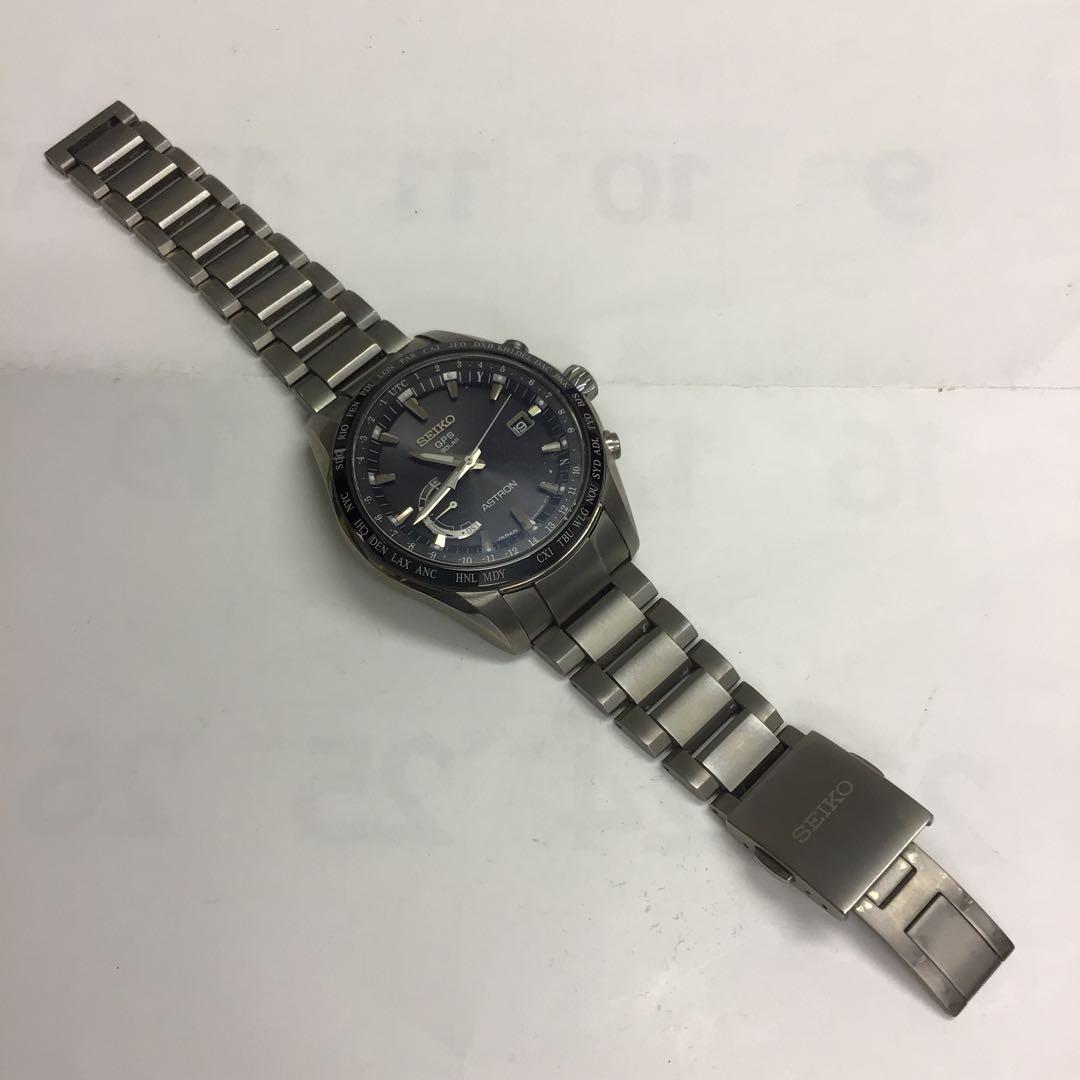 SEIKO Astron GPS Solar Titanium Men's Watch — Japanese