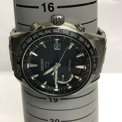 SEIKO Astron GPS Solar Titanium Men's Watch — Japanese