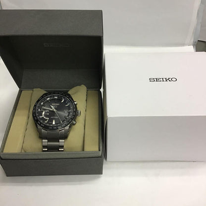 SEIKO Astron GPS Solar Titanium Men's Watch — Japanese