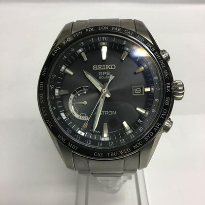 SEIKO Astron GPS Solar Titanium Men's Watch — Japanese
