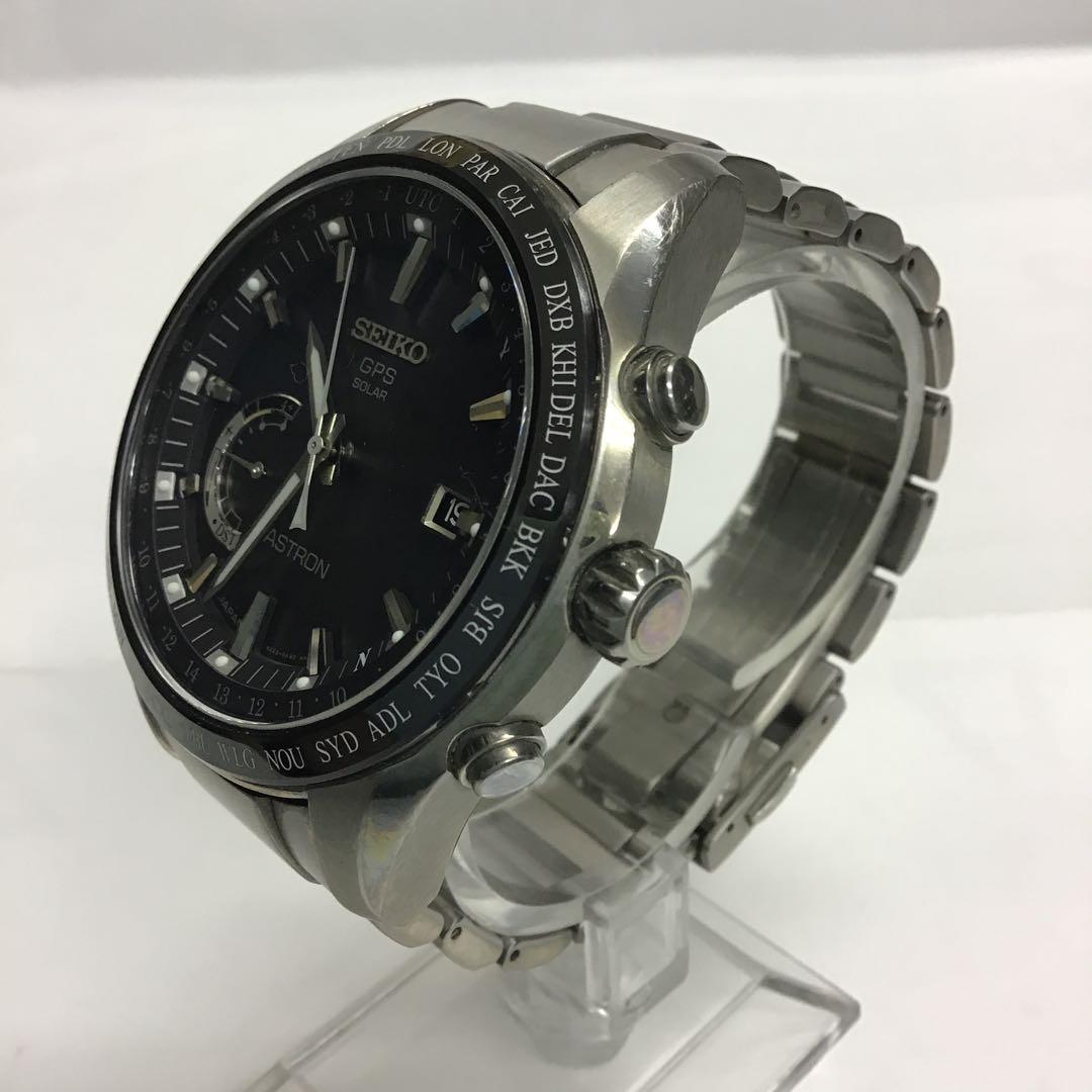 SEIKO Astron GPS Solar Titanium Men's Watch — Japanese