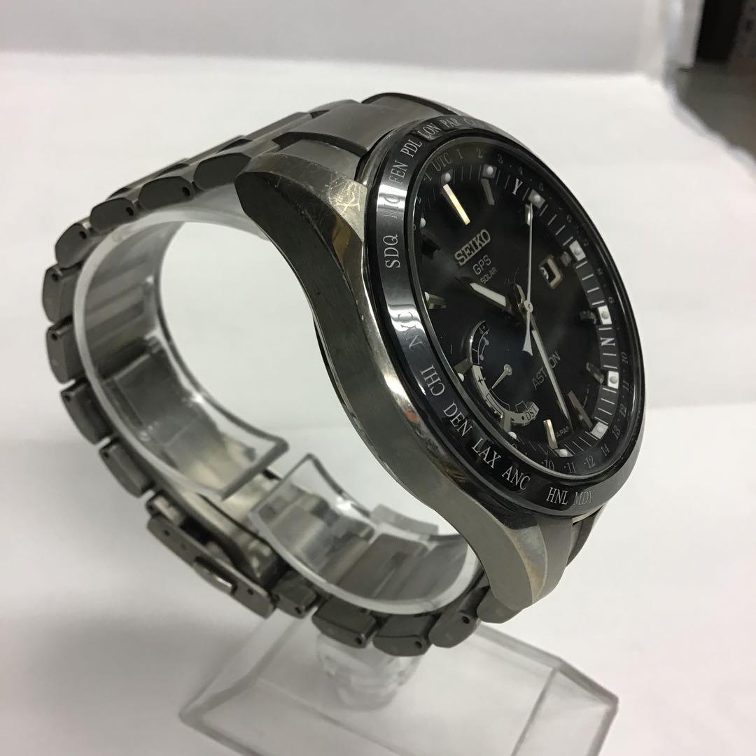 SEIKO Astron GPS Solar Titanium Men's Watch — Japanese