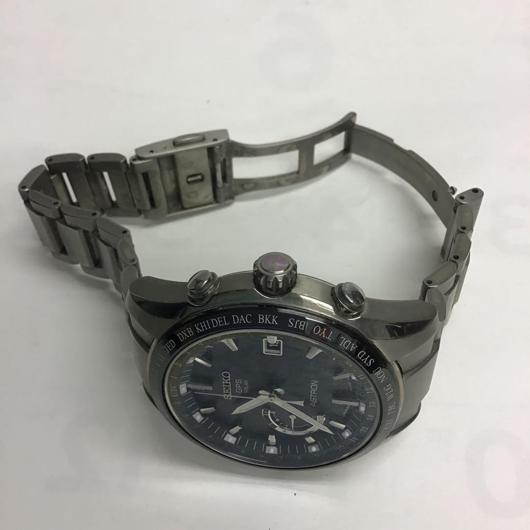 SEIKO Astron GPS Solar Titanium Men's Watch — Japanese