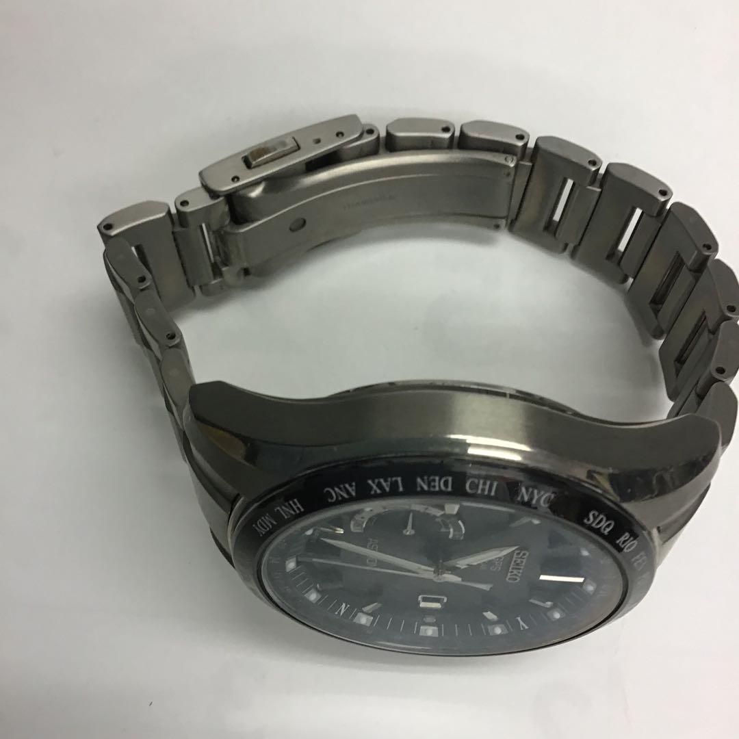 SEIKO Astron GPS Solar Titanium Men's Watch — Japanese