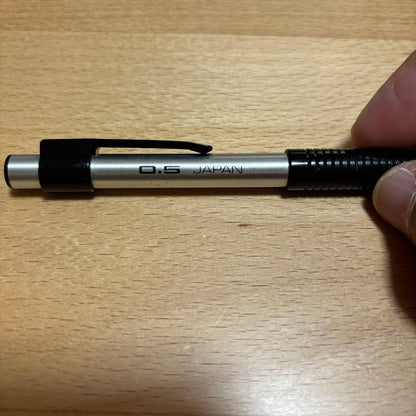 PILOT mechanical pencil 0.5mm silver and black with metal and plastic body