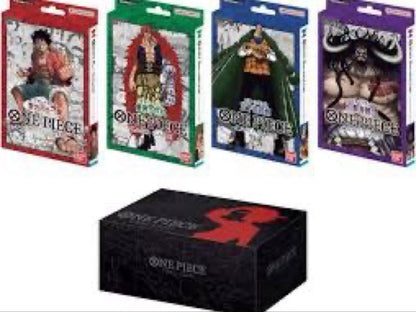 One Piece One Piece Card Game Start Deck Four Pack Set with Storage Box Box スペシャルカード — Limited Edition — Japanese