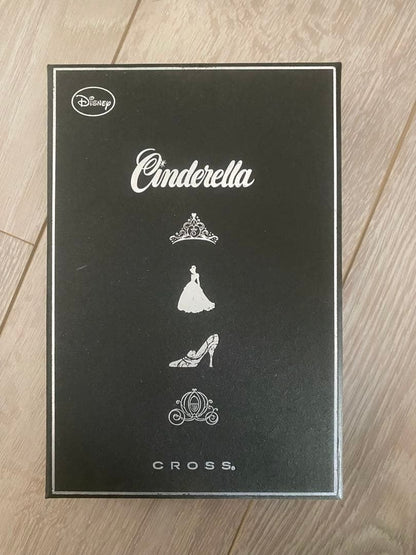 CROSS Sentiment Disney Cinderella Ivory ballpoint pen model AT0412D-6 with decorative design and gold accents