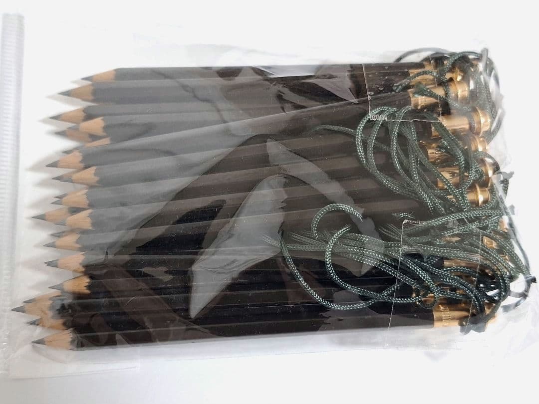 Retro Antique Mini Pencil set with 130 pieces including PILOT matte silver and PUBLICA pencils plus unbranded gold and black pencils