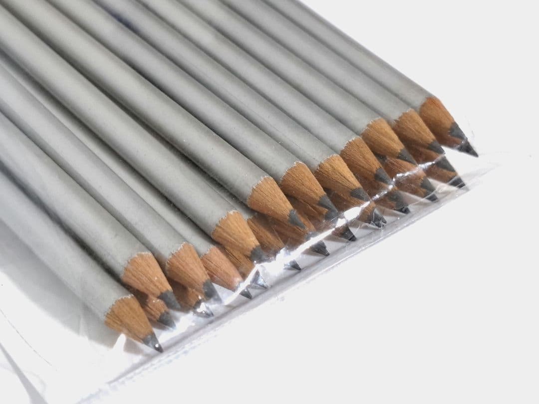 Retro Antique Mini Pencil set with 130 pieces including PILOT matte silver and PUBLICA pencils plus unbranded gold and black pencils