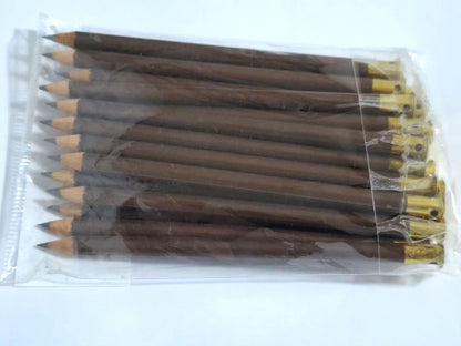 Retro Antique Mini Pencil set with 130 pieces including PILOT matte silver and PUBLICA pencils plus unbranded gold and black pencils