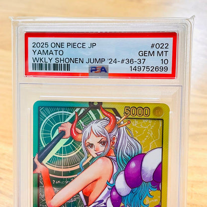 PSA 10 One Piece Yamato — OP06-022 — Japanese