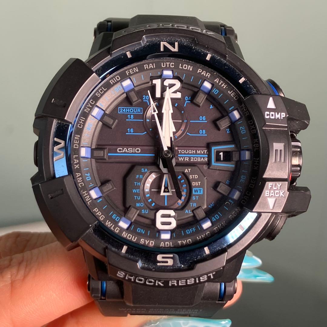 CASIO G-Shock Sky Cockpit GWA1100-1A Solar Men's Watch — Japanese