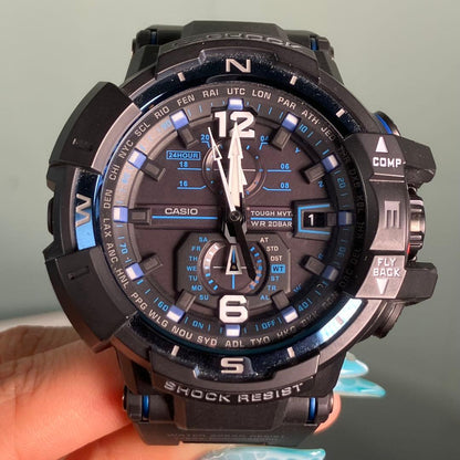 CASIO G-Shock Sky Cockpit GWA1100-1A Solar Men's Watch — Japanese