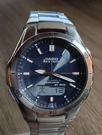 CASIO WVA-M640 Solar Men's Watch — Japanese