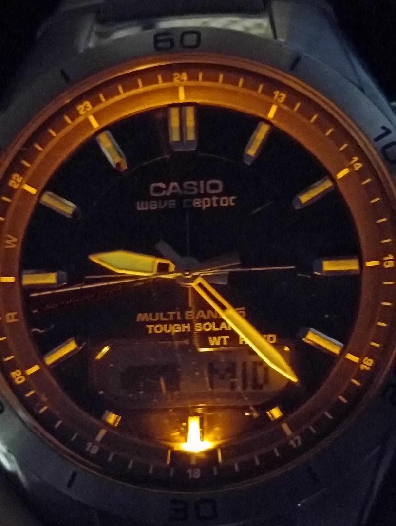 CASIO WVA-M640 Solar Men's Watch — Japanese