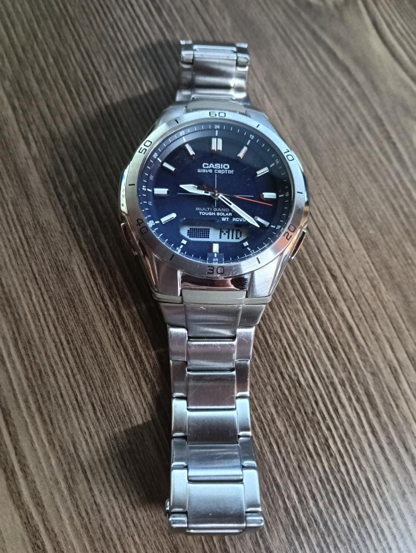 CASIO WVA-M640 Solar Men's Watch — Japanese
