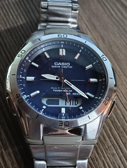 CASIO WVA-M640 Solar Men's Watch — Japanese
